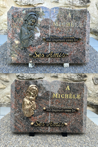 Restauration d'une plaque